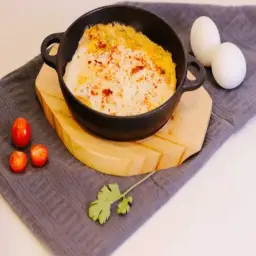 Omelette With Liquid Cheese